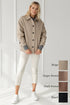 Image 9 of Handmade wool coat with pockets Edita from Baltic Linen